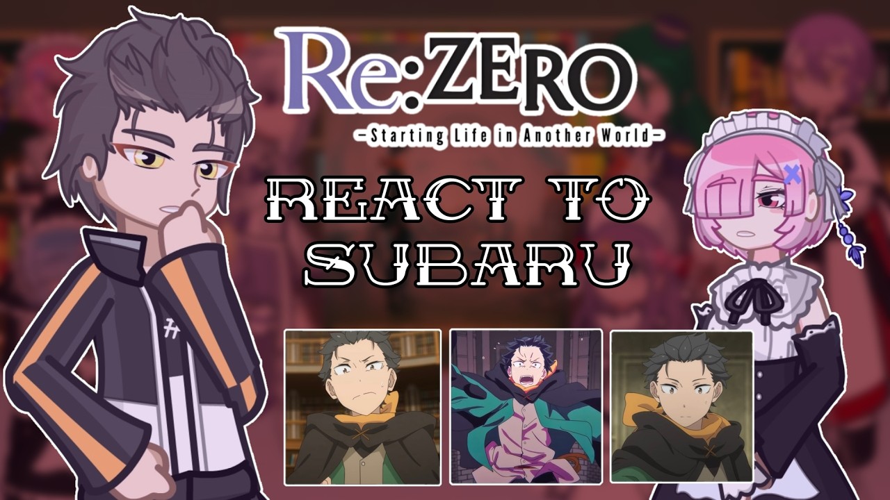Re:Zero React To Subaru Natsuki // 🇪🇸/🇺🇸 // Gacha React