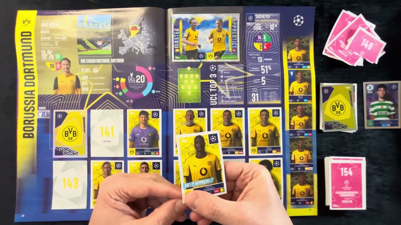 Topps UEFA Champions League 2025-26 Sticker Album Series  Part 11