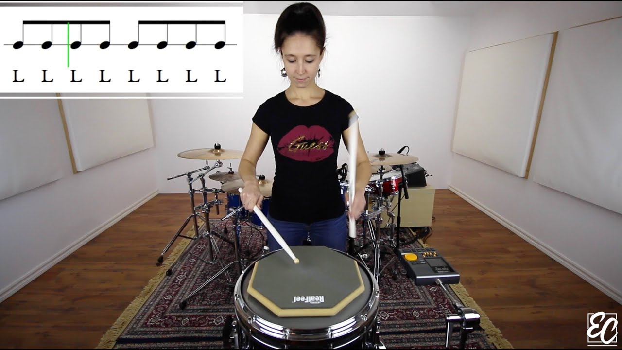 Emmanuelle Caplette: Warmup - Full Stroke Free Lesson On Practice Pad
