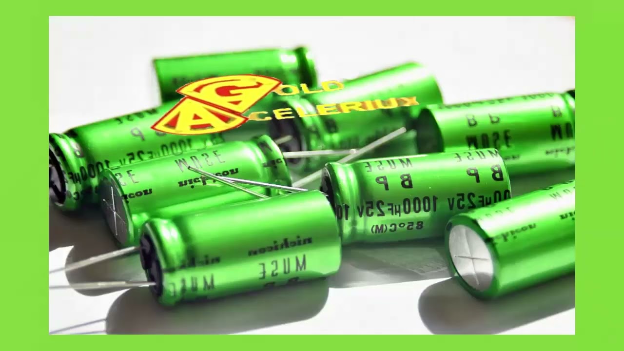 #CONDENSADORES #ELECTROLITICOS, BUENOS, REGULARES Y CHAFAS, #GOLDACELERIUX