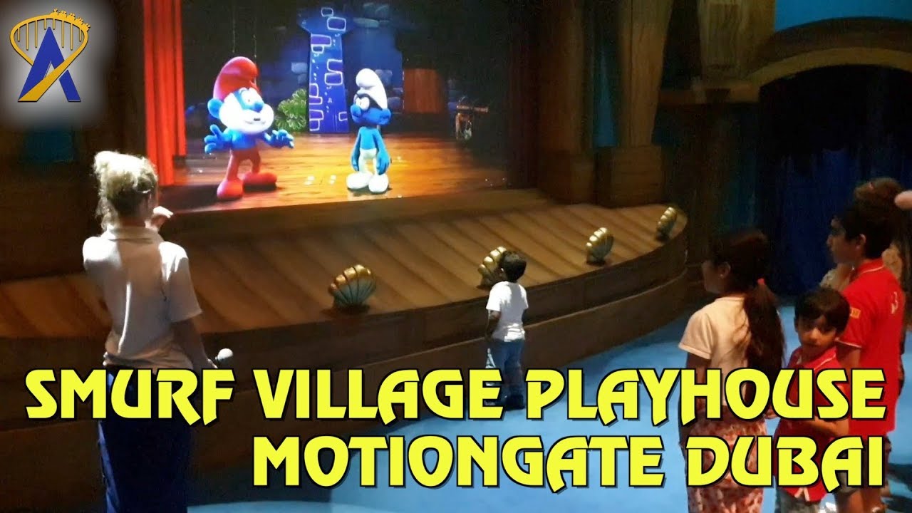 Smurf Village Playhouse Interactive Show at Motiongate Dubai