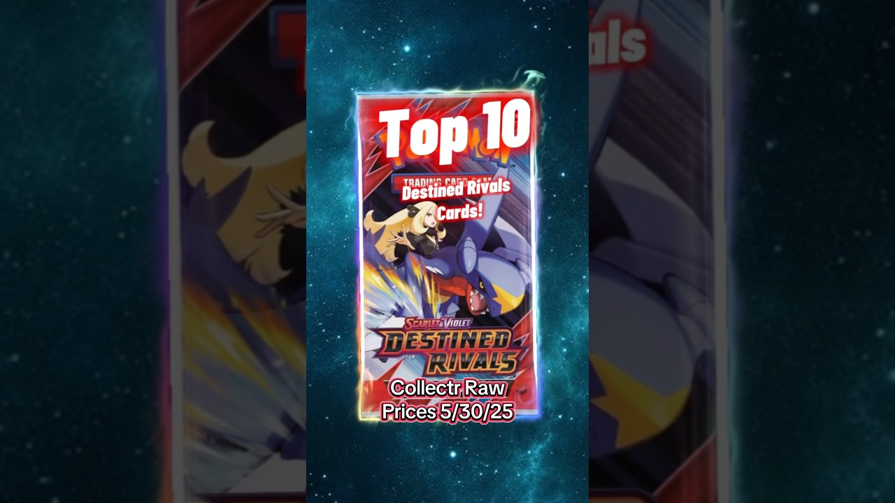 Top 10 EXPENSIVE Destined Rivals Pok&eacute;mon Cards! #destinedrivals #top10 #pokemon #pokemontcg