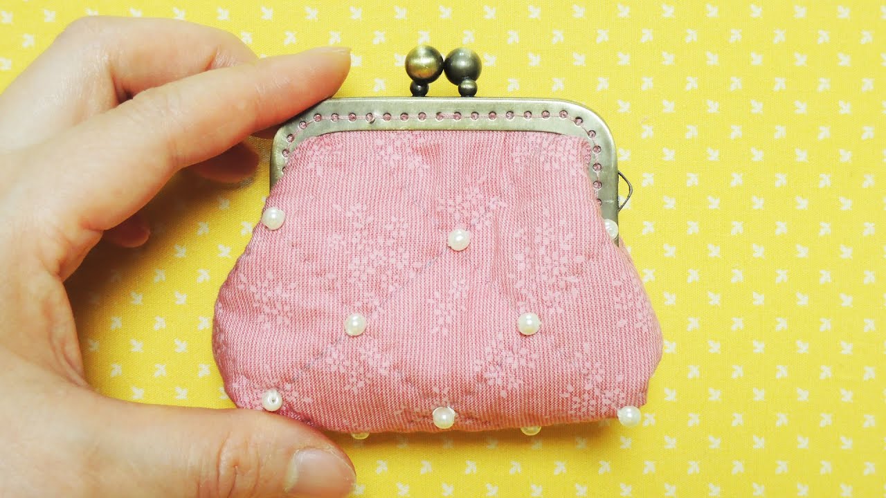 DIY, Quilt pouch, 퀼트 동전지갑, Frame coin purse, 프레임 파우치