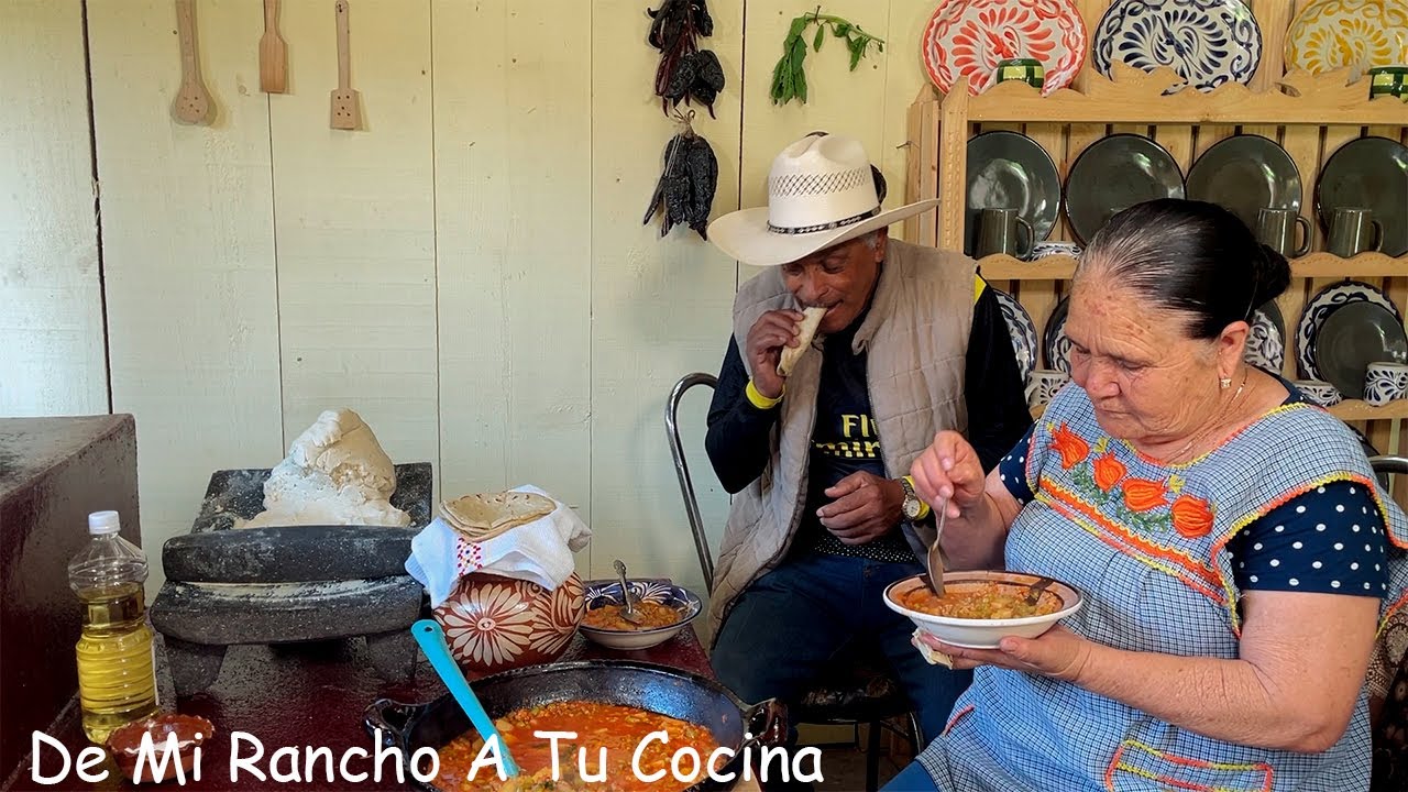 Asi Se Come Bien Sabrosos Los Ejotes Mi Viejo De Mi Rancho A Tu Cocina