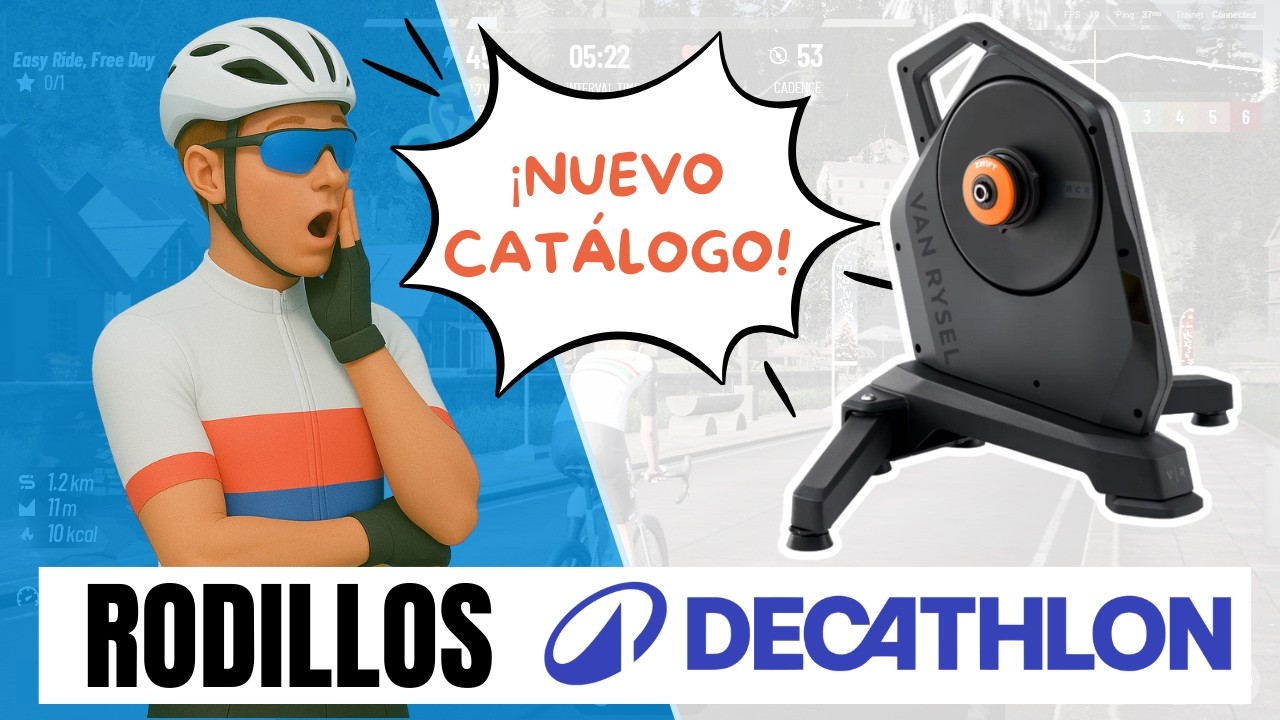 Rodillos VAN RYSEL de DECATHLON [NUEVO Cat&aacute;logo Rodillos de Ciclismo]