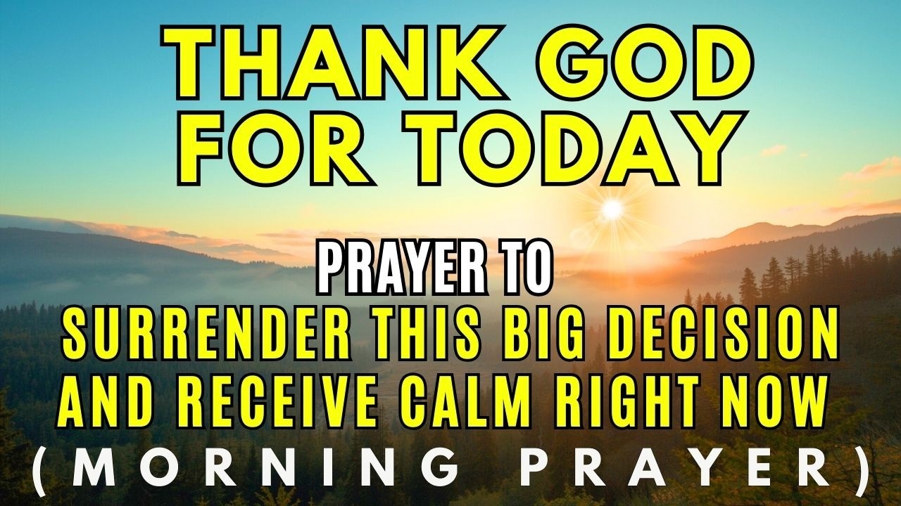 Let God Lead the Way | Powerful Prayer for Your Toughest Decisions