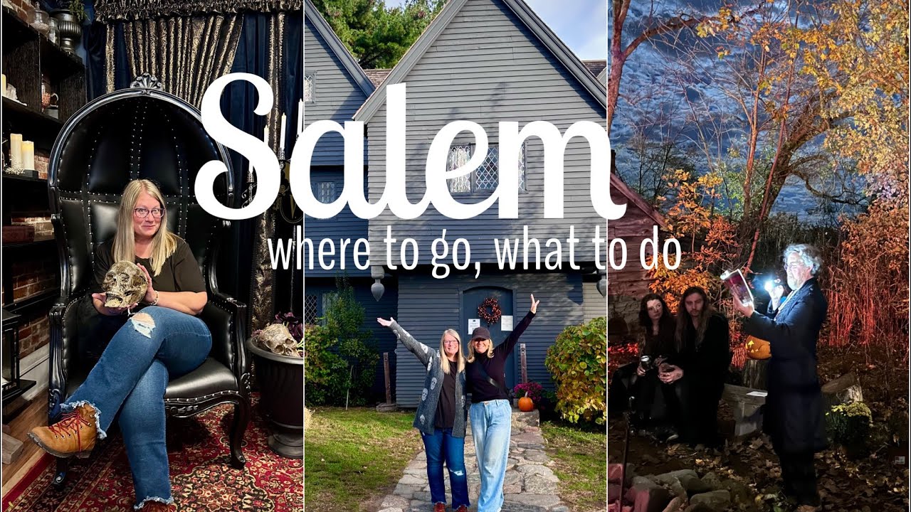 SALEM, MA withOUT kids! | Salem in October | Halloween in Salem