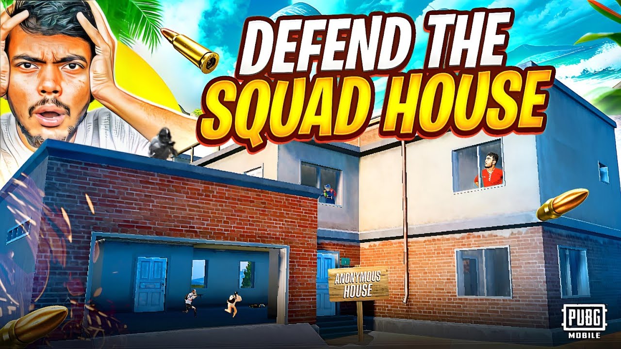 100 People Defend the Squad House Challenge 