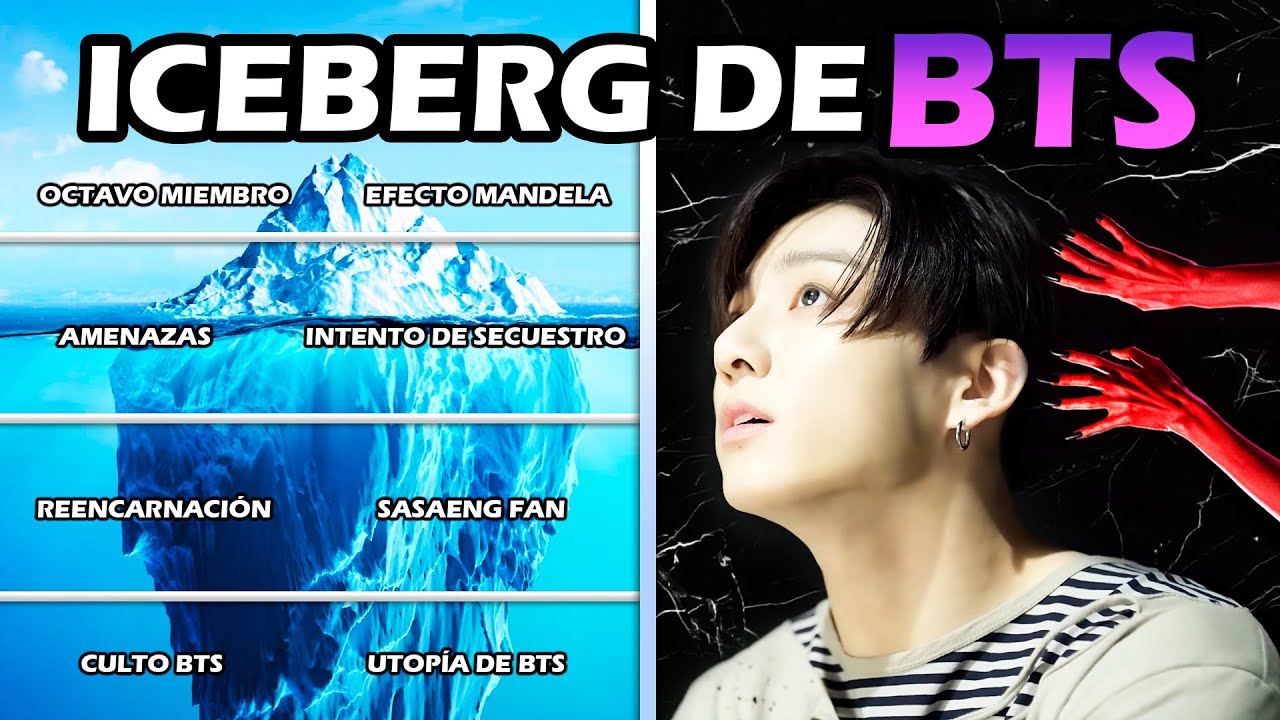 ICEBERG de BTS 🧊 TEORÍAS extrañas de BTS que NO PUEDES CREER! *Secretos y misterios*