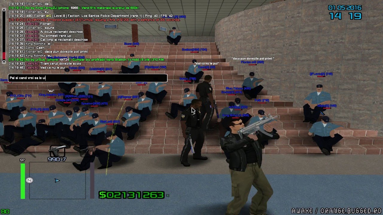 San Andreas [SA:MP] #152 : Dăm uninvite, FW deranj şedinţă, RANK UP-uri, salarii!