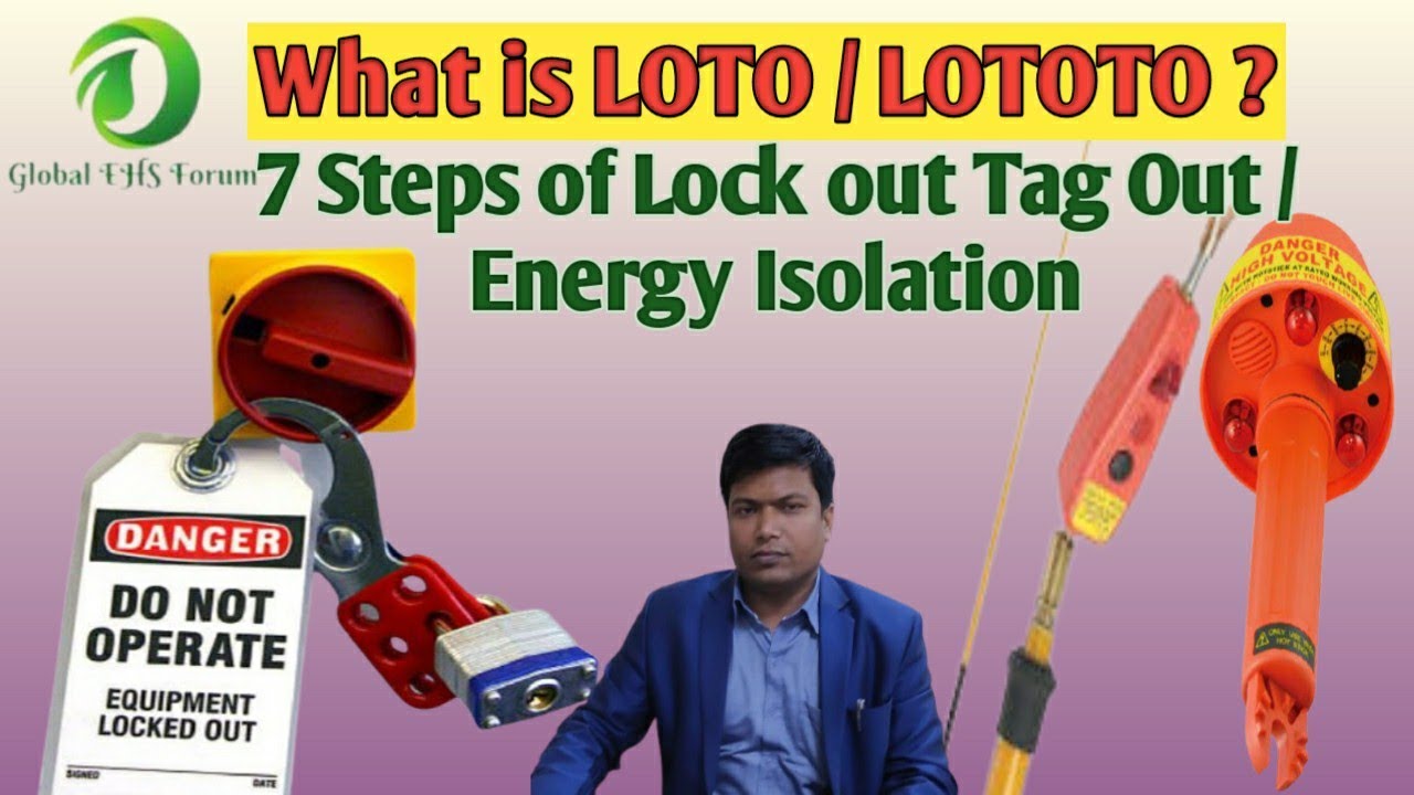 What is LOTO System in Safety | Lock out Tag out|7 steps of LOTO | Steps of Energy isolation| LOTOTO