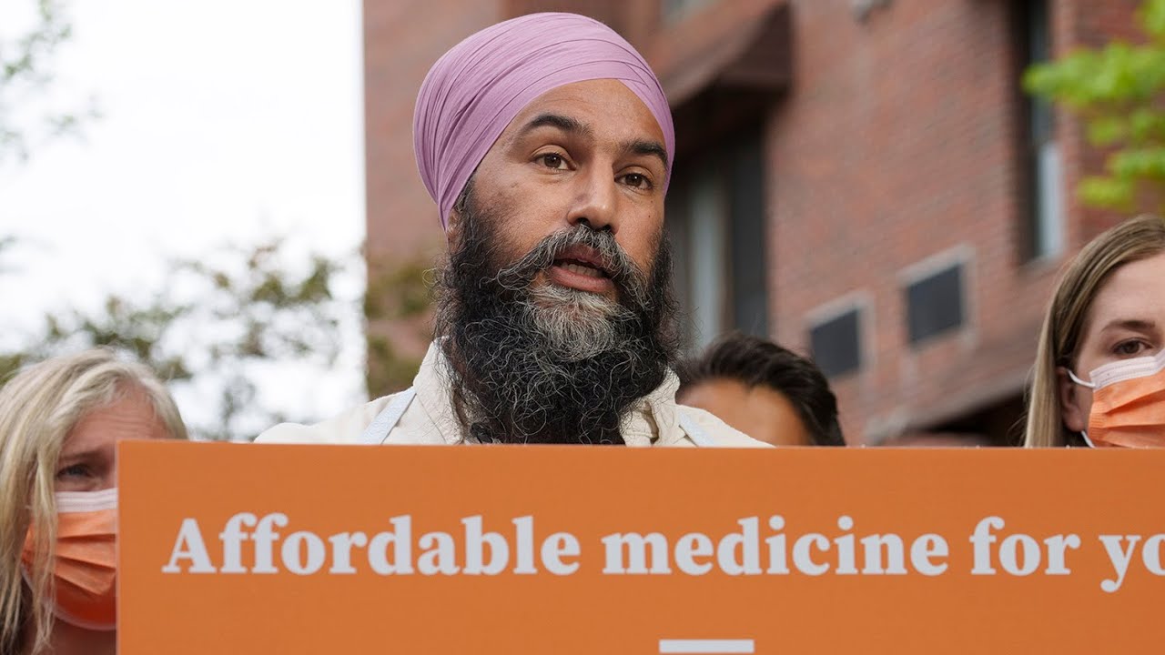 NDP Leader Singh pledges universal pharmacare plan