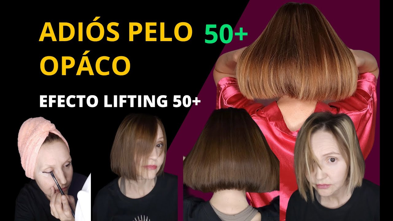 Brillo Espejo en pelo fino y Maquillaje +50 | ¡EFECTO LIFTING TOTAL! 💄