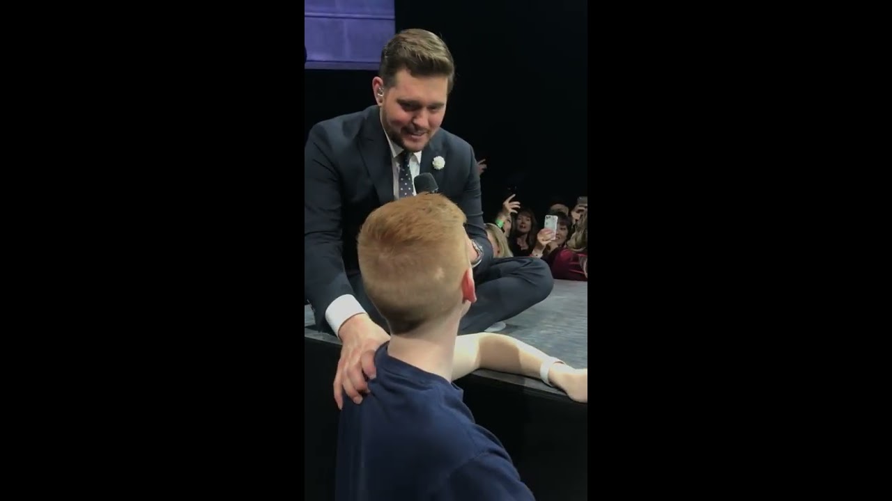 17 year old with Michael Buble Tacoma Dome
