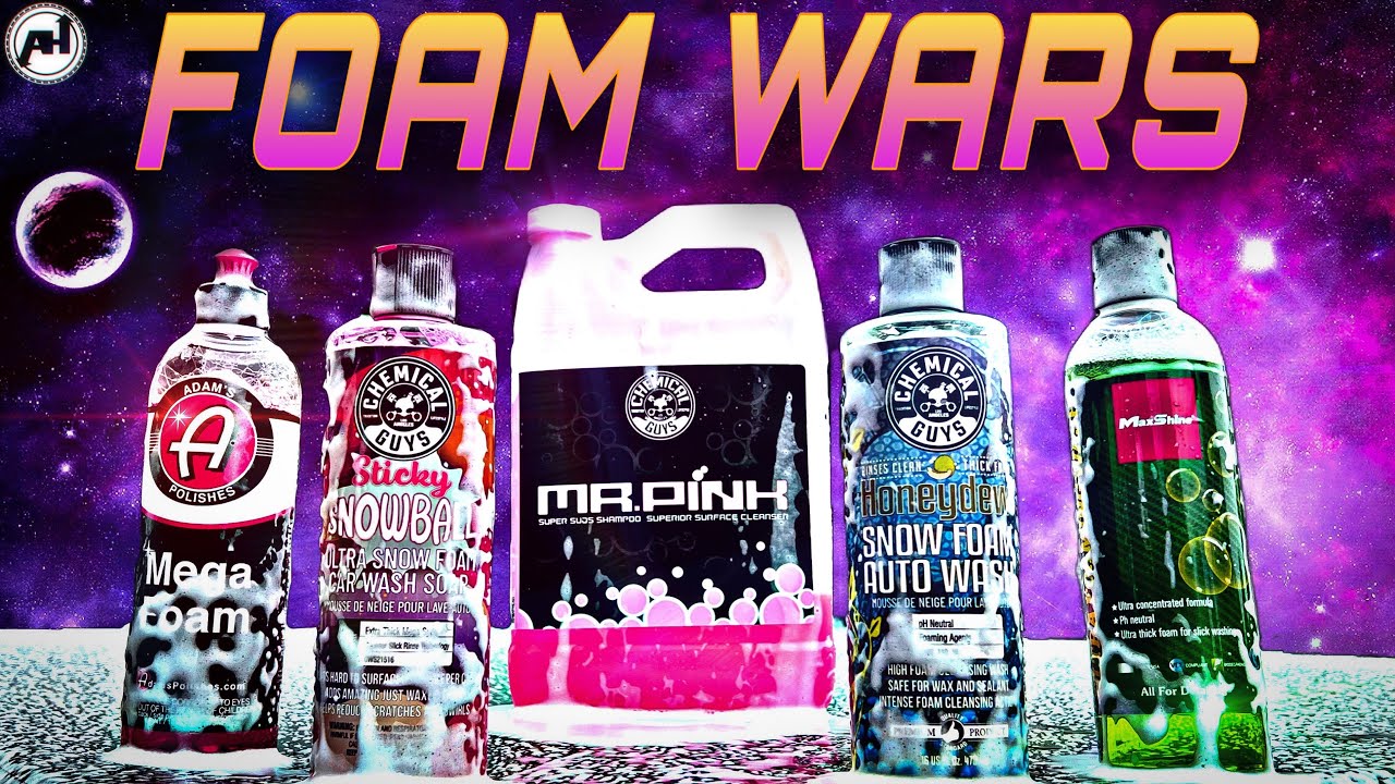 BEST SNOW FOAM FOR FOAM CANNONS: Top 5 foam soaps. Who&rsquo;s the best?