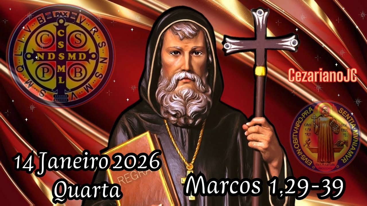 EVANGELHO DO DIA 14 DE JANEIRO 2026 - QUARTA - MARCOS 1,29-39