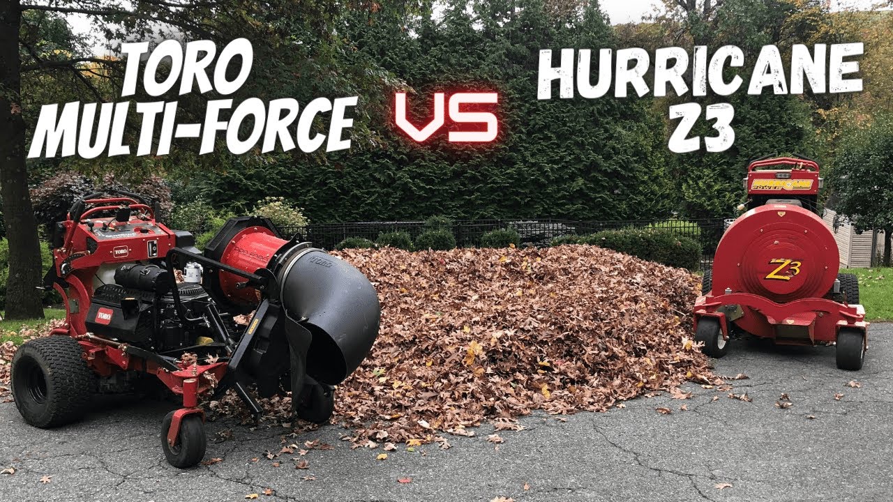 Hurricane Blower Vs Toro Multi-Force Leaf Blower