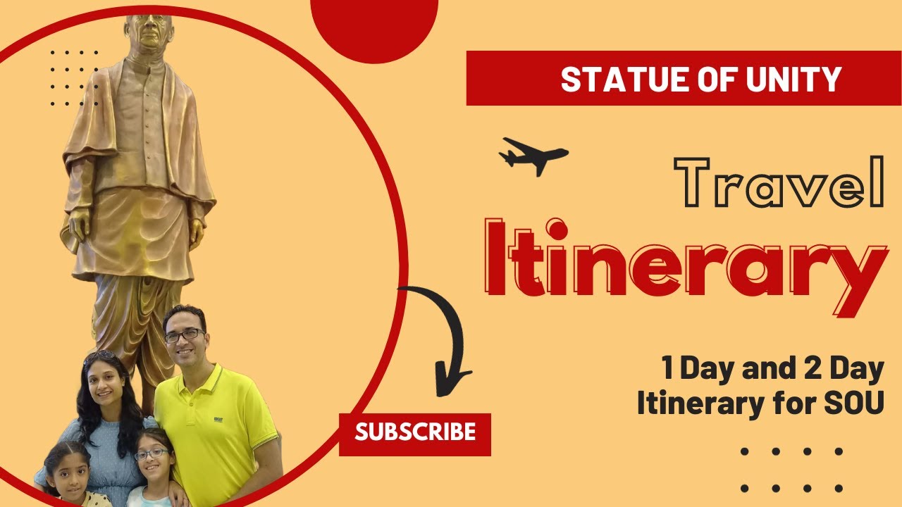 SOU Itinerary for 1 Day and 2 Day Trip | Statue of Unity Itinerary | SOU Travel Itinerary