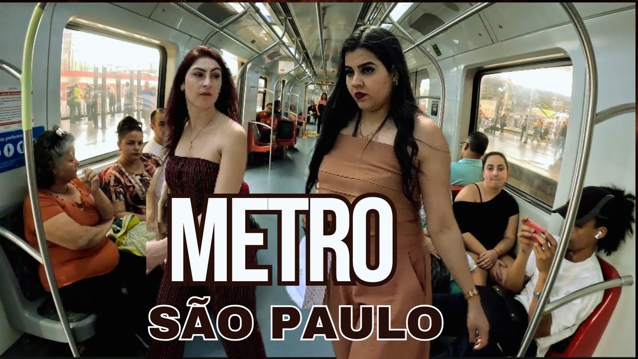 🇧🇷 METRO SÃO PAULO Brazil | Walking Tour in 4K