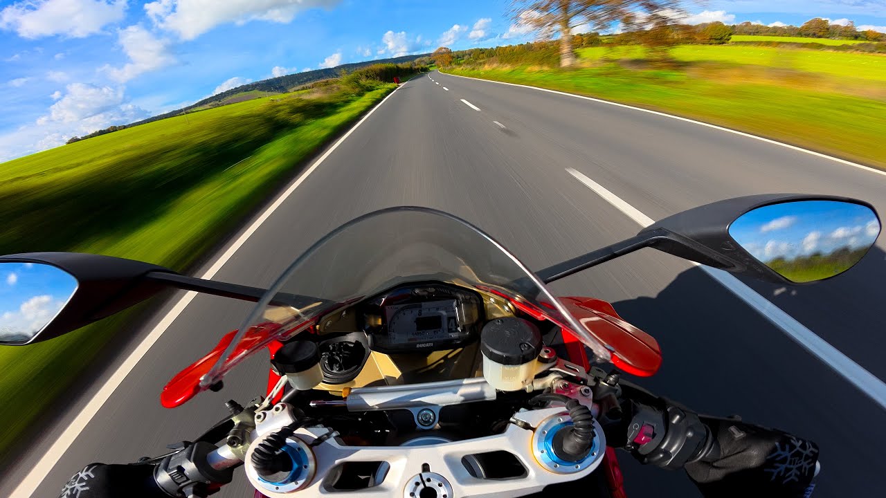 Ducati 1199 Panigale S POV Ride - City and Fast Roads [4K + Raw Audio]