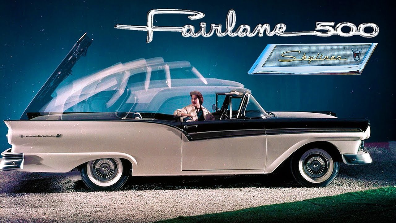 FORD SKYLINER (1957-1959) - Первый Американский Купе Кабриолет