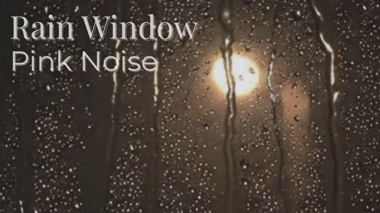 #127 Gentle Rain on Window by Streetlight | Rain Sounds for Sleep | Pink Noise | 3 Hours