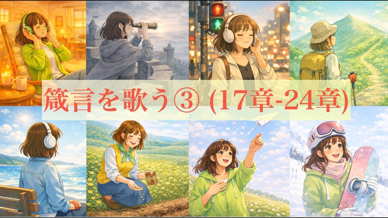 箴言を歌う③、箴言17-24章、ジャパンバイブルワーシップ