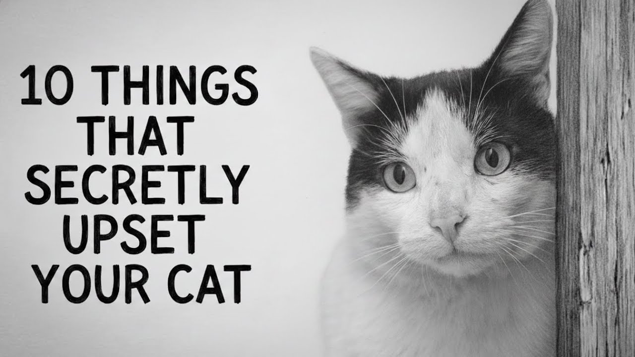 10 повседневных вещей, которые тайно расстраивают вашу кошку🐱