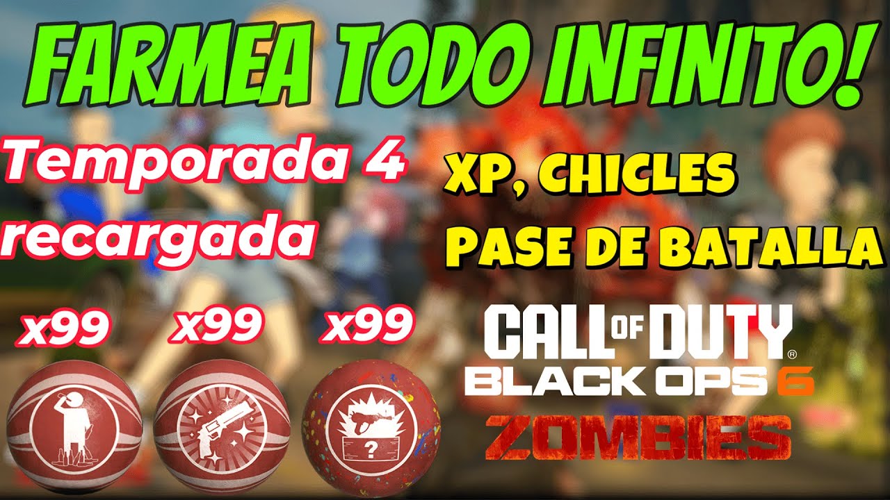 BO6 ZOMBIES NUEVO MEJOR GLITCH INSTAKILL. XP INFINITA, CHICLES, PASE DE BATALLA SUPER FACIL!