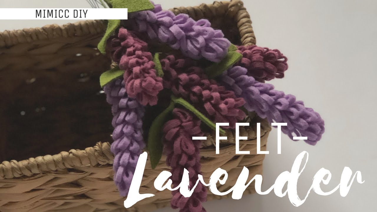 DIY:: Felt Flower: Lavender