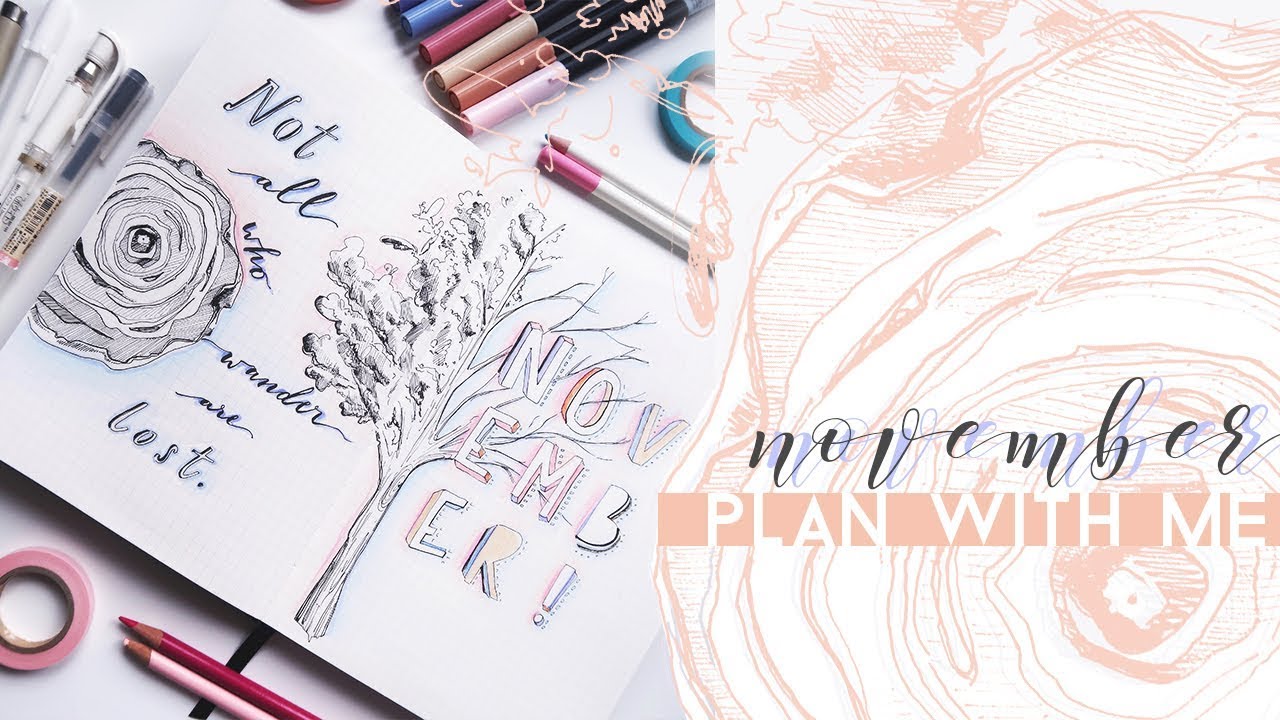 Plan With Me | November 2017 Bullet Journal Setup