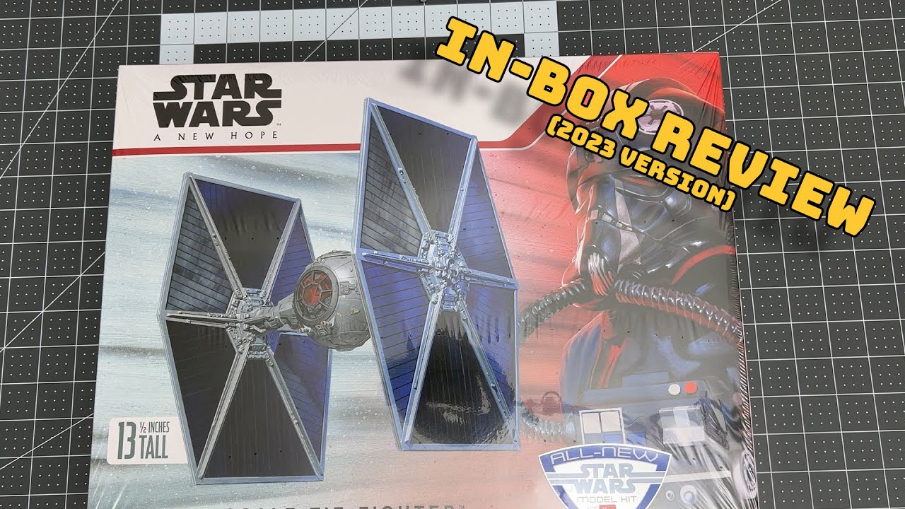 Round2 AMT *STUDIO SERIES* TIE Fighter IN-BOX Review (2023 version unboxing)