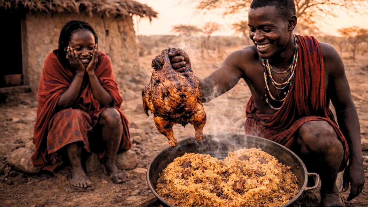 Only in Africa… They don’t do roses… They #cook romance on firewood 😳🔥💘
