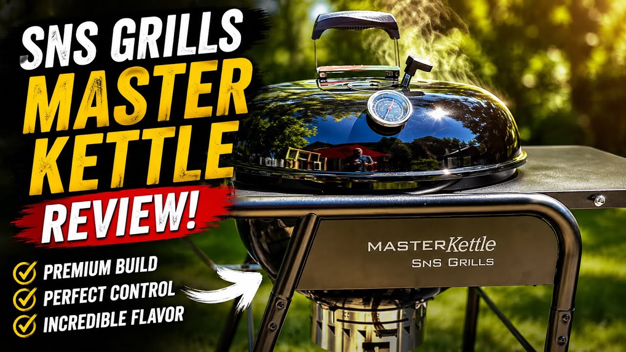 SNS Grills MASTER Kettle: THE ULTIMATE REVIEW | Best Overall Grill?