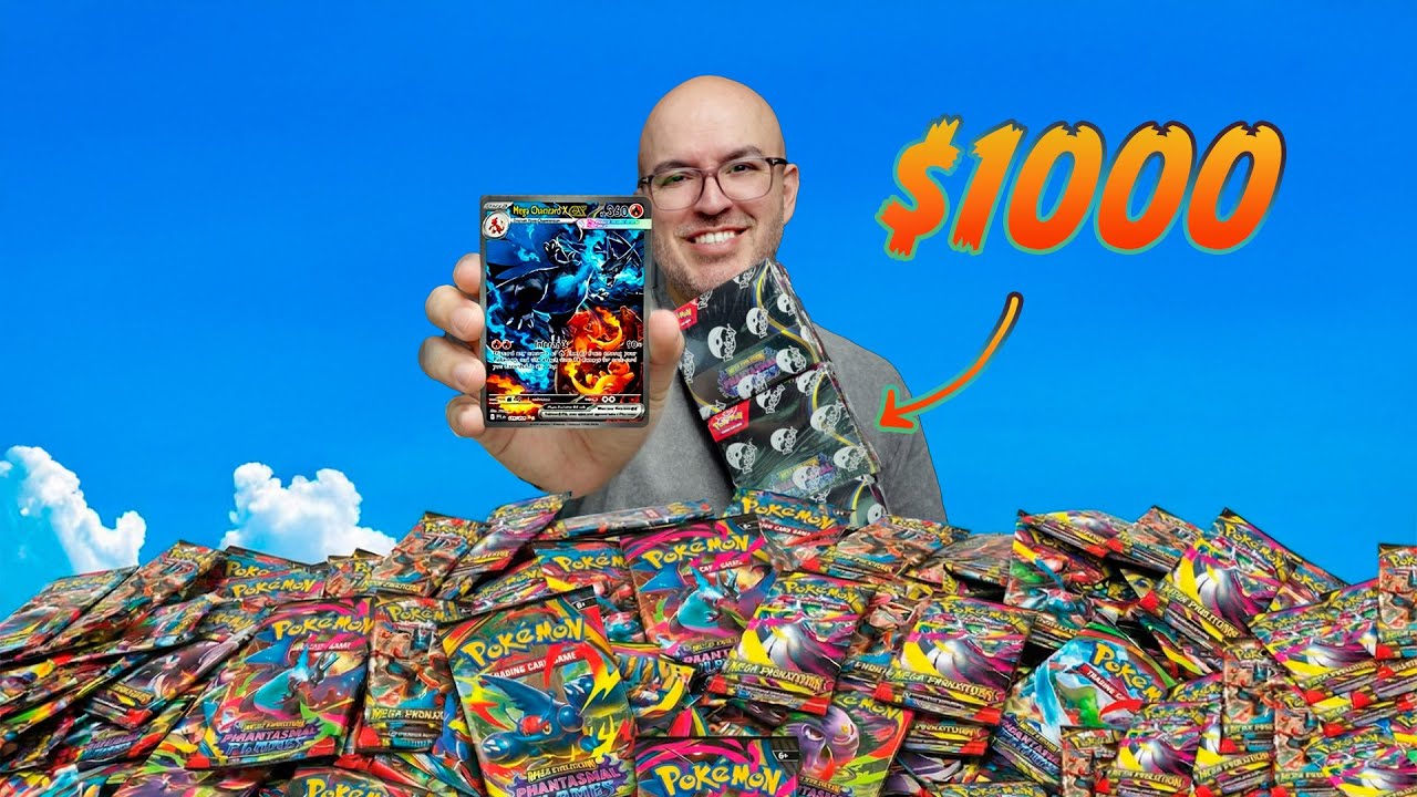 ABRO DISPLAYS DE PHANTASMAL FLAMES HASTA SACAR A MEGA CHARIZARD SIR. PASO ALGO EPICO!