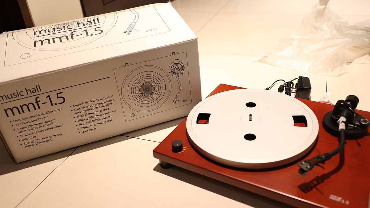 MUSIC HALL MMF 1.5 UNBOXING & ASSEMBLING
