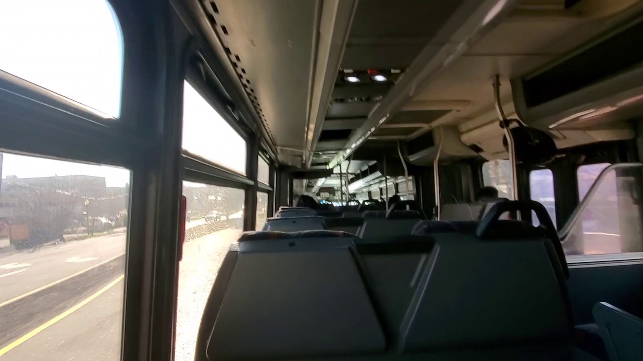 New Jersey Transit: On board 2004 Neoplan AN459 9615 On the 158 to New York