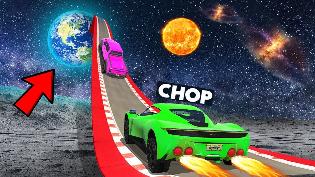 GTA 5 CHOP AND FROSTY CLIMB THE INTERSTELLAR PARKOUR