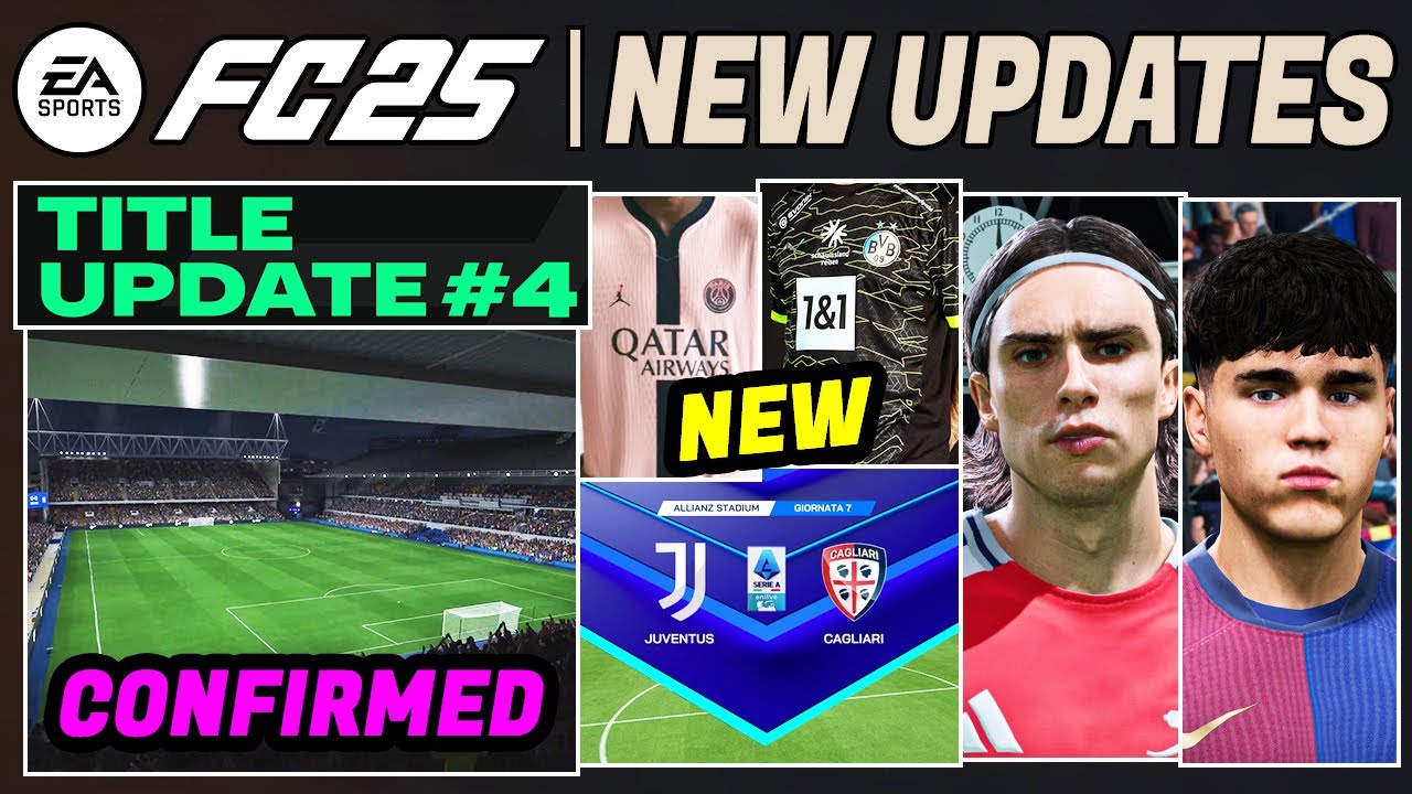 EA FC 25 NEWS | NEW CONFIRMED Title Update #4, Stadiums, Real Faces & More ✅