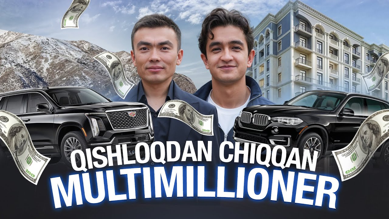 28 yoshda millionerga aylanish siri | Shohruh Yusupov