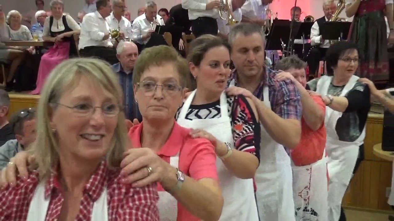 20 jähriges Schlachtfest Jubiläum Frankenthal 2019 mit der Blaskapelle Billed Alexanderhausen