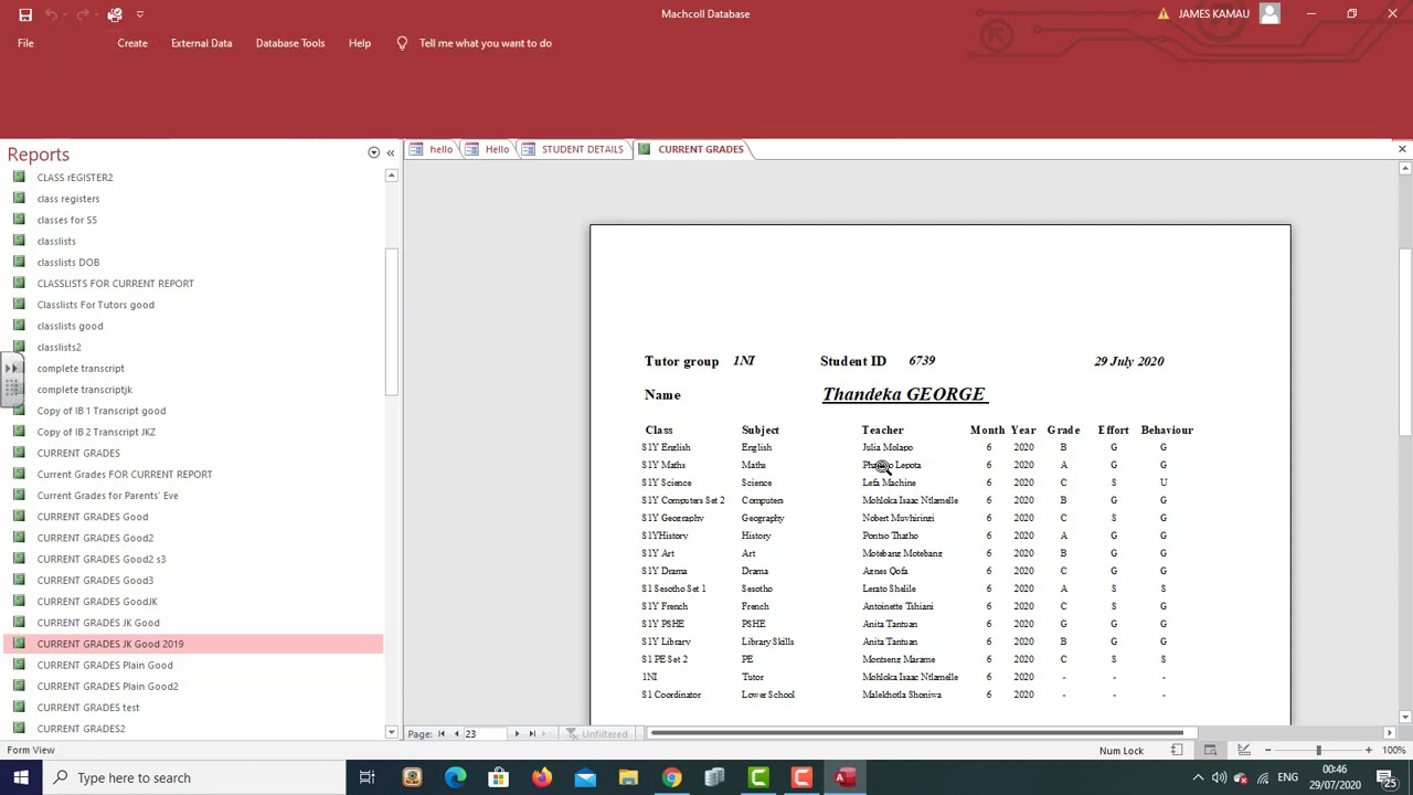 Report System
