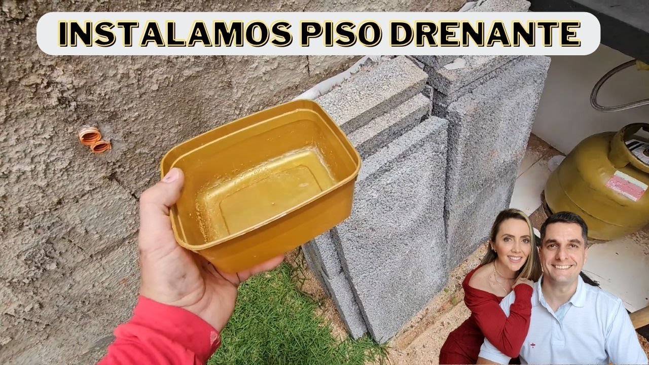 COMO INSTALAR PISO DRENANTE | BANCADA | PERMEÁVEL | ECOLÓGICO