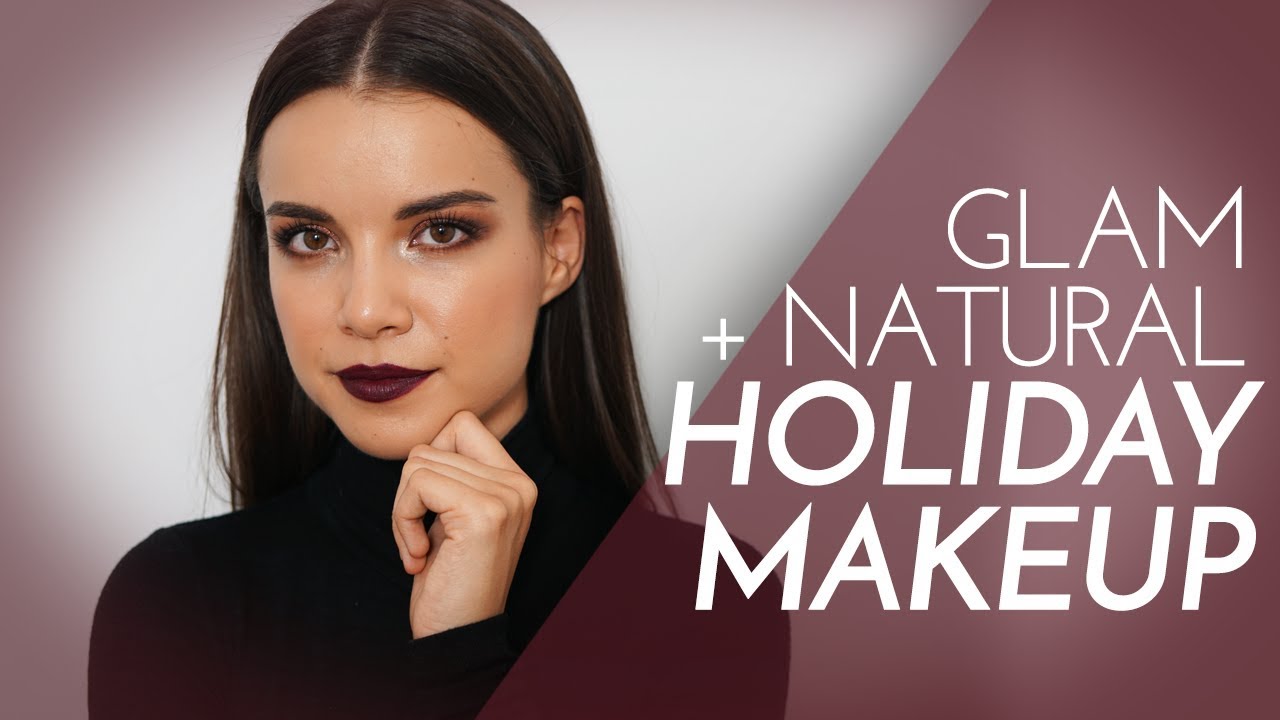 2 Holiday Makeup Looks! Casual + Glam | Ingrid Nilsen