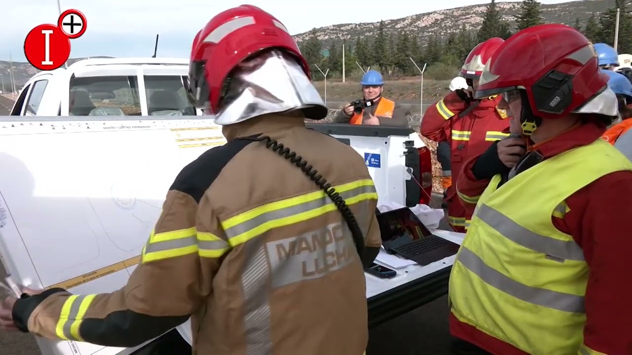 👉MÁS DE 110 EFECTIVOS PARTICIPAN EN EL SIMULACRO DEL PLAN DE EMERGENCIA EXTERIOR DE PUERTOLLANO