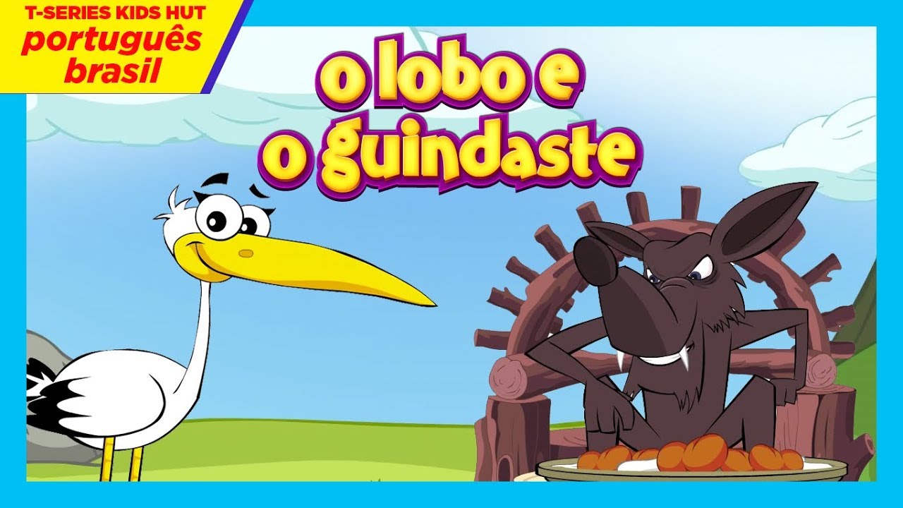 o lobo eo crain - o lobo e o guindaste || histórias para crianças