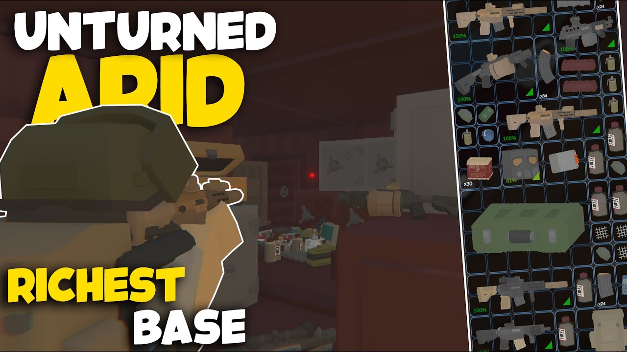 MY BEST ARID BASE RAID IN 7000 HOURS - Unturned Arid PvP