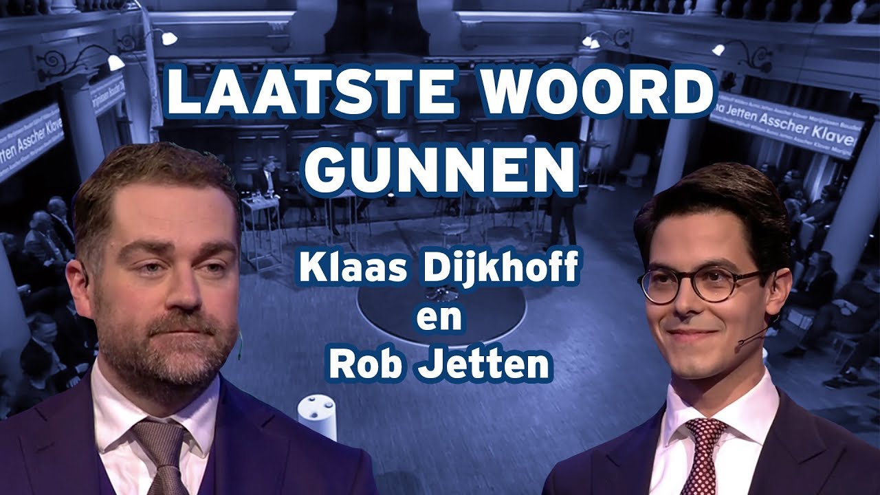 Klaas Dijkhoff gunt Rob Jetten het laatste woord in het RTL-debat