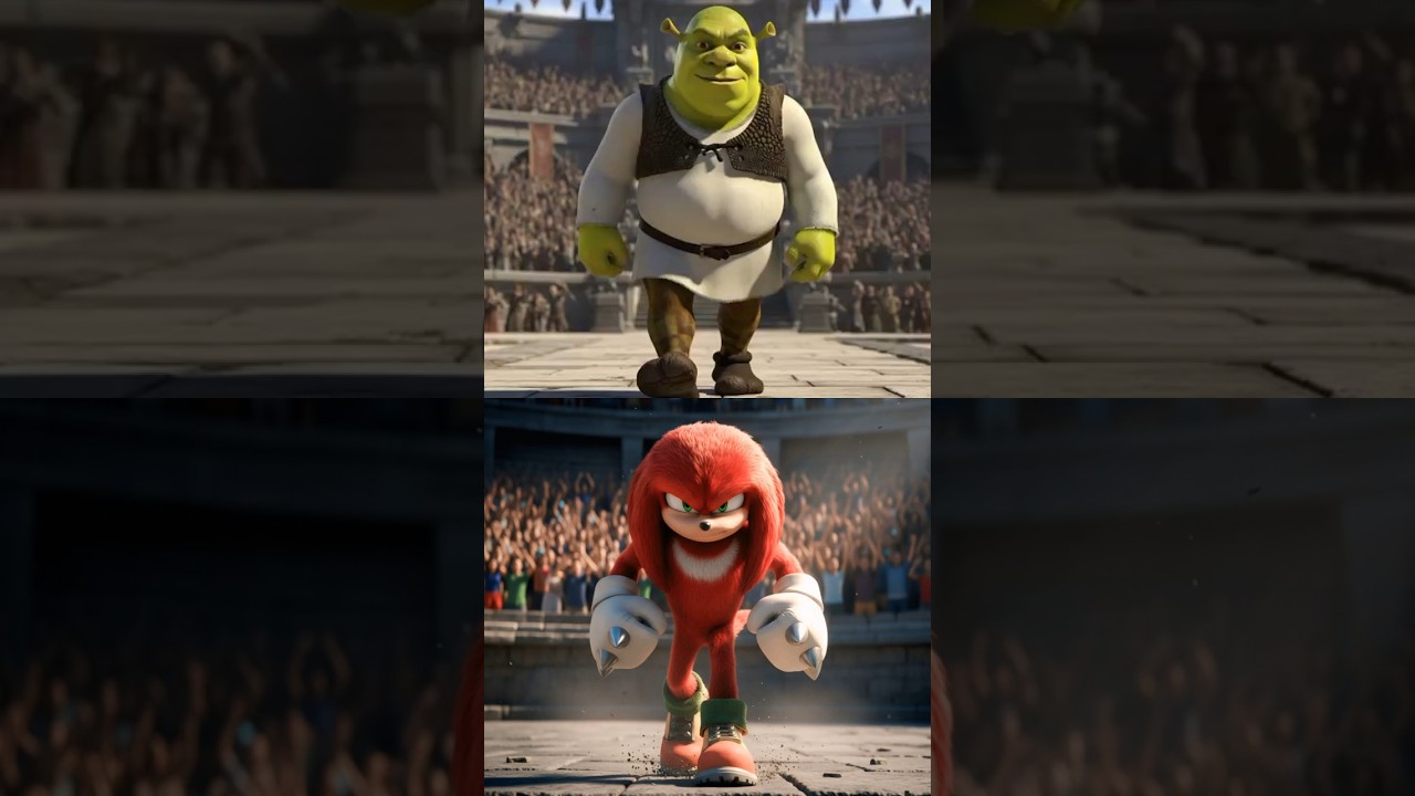 "Shrek vs Sonic Team | Who Will Win?" 
