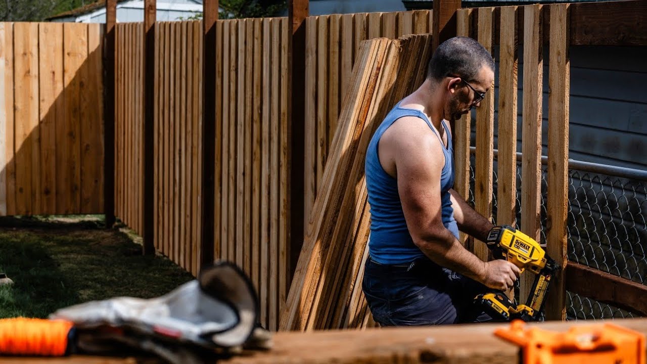 Easiest Privacy Fence, and the Neighbors are Jealous